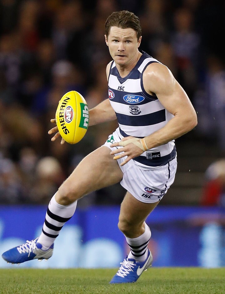AFL 2016 Rd 12 - Geelong v North Melbourne Patrick Dangerfield won the ALFCA award by a record margin - ${keywords}